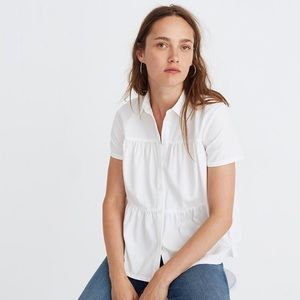 Madewell Seamed Button-down Shirt